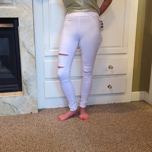 Distressed Leggings. NWT
